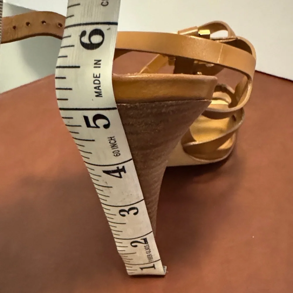 Tory Burch Light Brown Strappy Heels